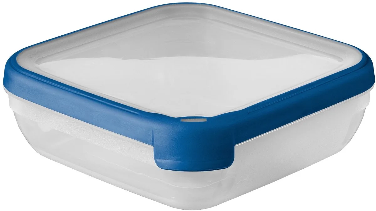 Grand Chef - Vershouddoos - 1,6L - Vierkant - Blauw/Transparant van Curver in Blauw – productfoto