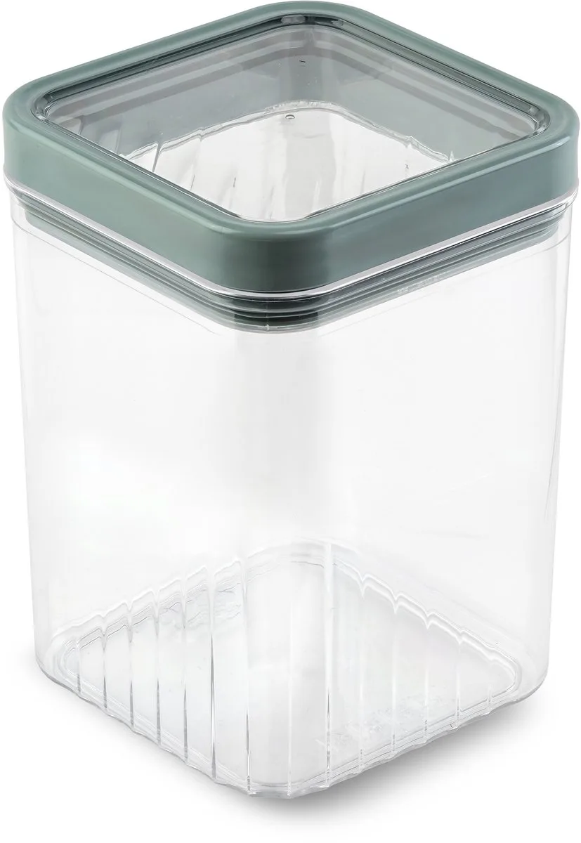 Kara Voorraadbus - 1,2L - 10,7x10,7x16,4cm de Curver en Blauwgroen – photo produit