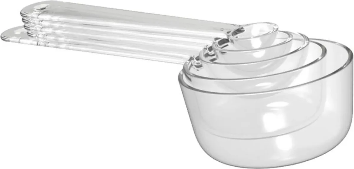 Maatlepels kunstset | Set van 5 stuks von Curver in Transparent – Produktfoto
