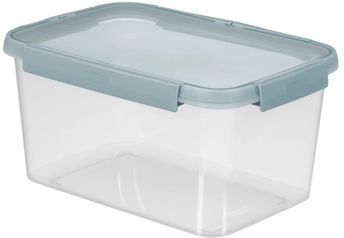 Smart Fresh Eco Vershoudbakje Rechthoekig - 5L - Smokey Grey/Transparant de Curver en Transparent – photo produit
