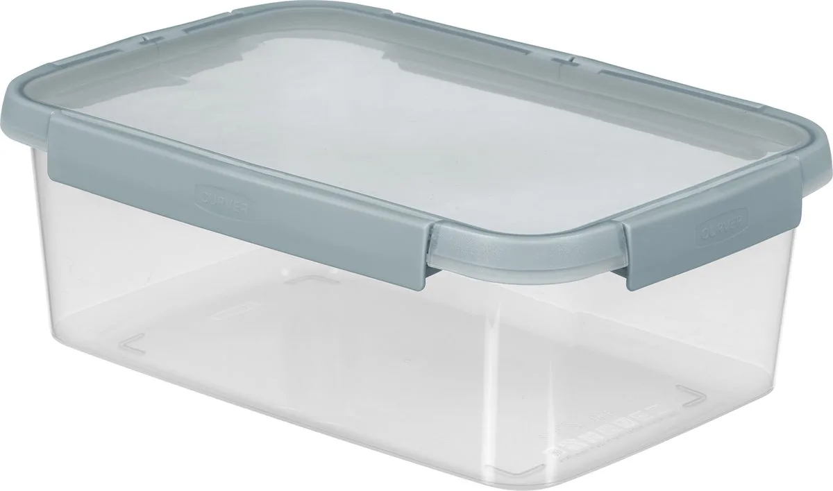 Smart Fresh Vershouddoos Rechthoekig - 3,5L - Blauw/Transparant van Curver in Blauw – productfoto