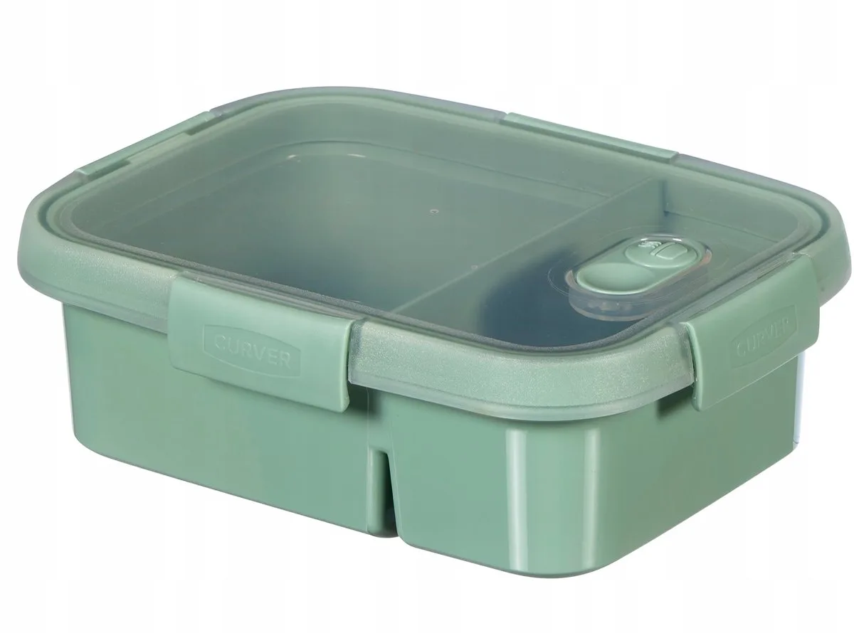 Smart To Go Lunchbox - 0.6 + 0.3L von Curver in Grün – Produktfoto