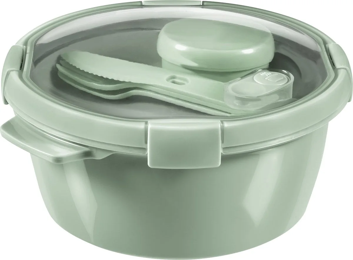 Récipient Hermétique 12248 Smart To Go 1.6l Ø22x10 Cm de Curver en Eco Groen – photo produit