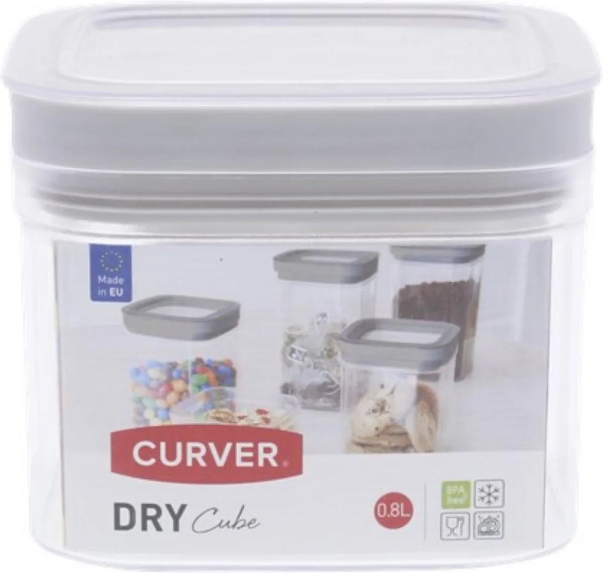 Vershouddoos - 0.8 Liter - -kunststof - BPA Free van Curver in Transparant – productfoto