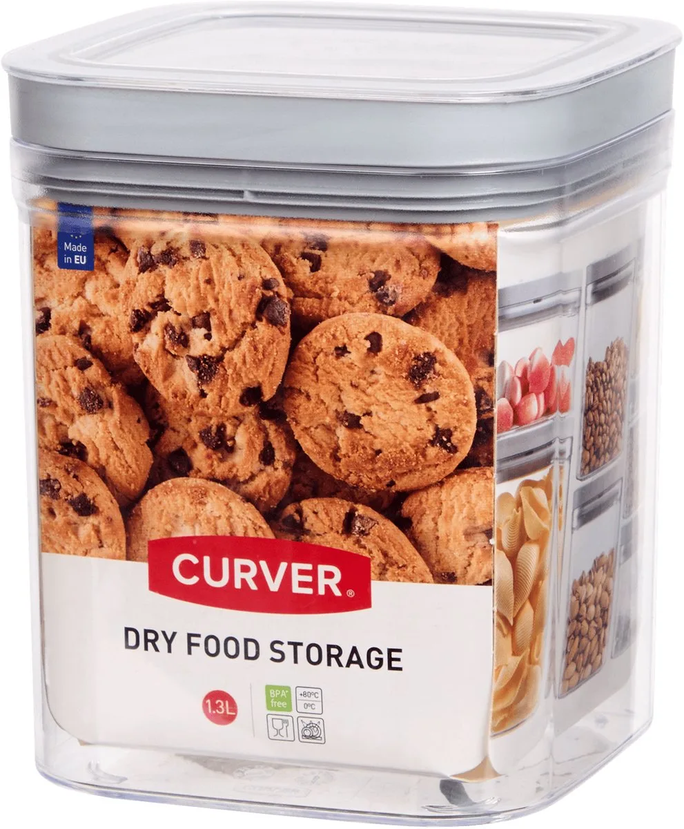 vershouddoos - 1.3 liter -Kunststof - BPA Free fra Curver i Gennemsigtig – produktbillede
