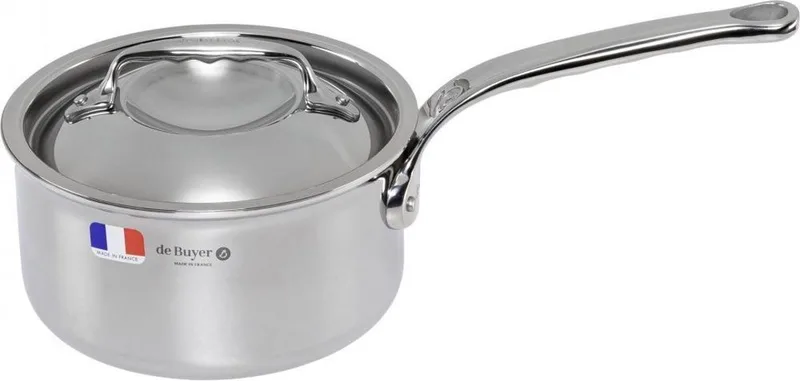 Affinity Steelpan met Deksel - Ø 16cm - Rvs by de Buyer in Silver – product photo 1 of 4