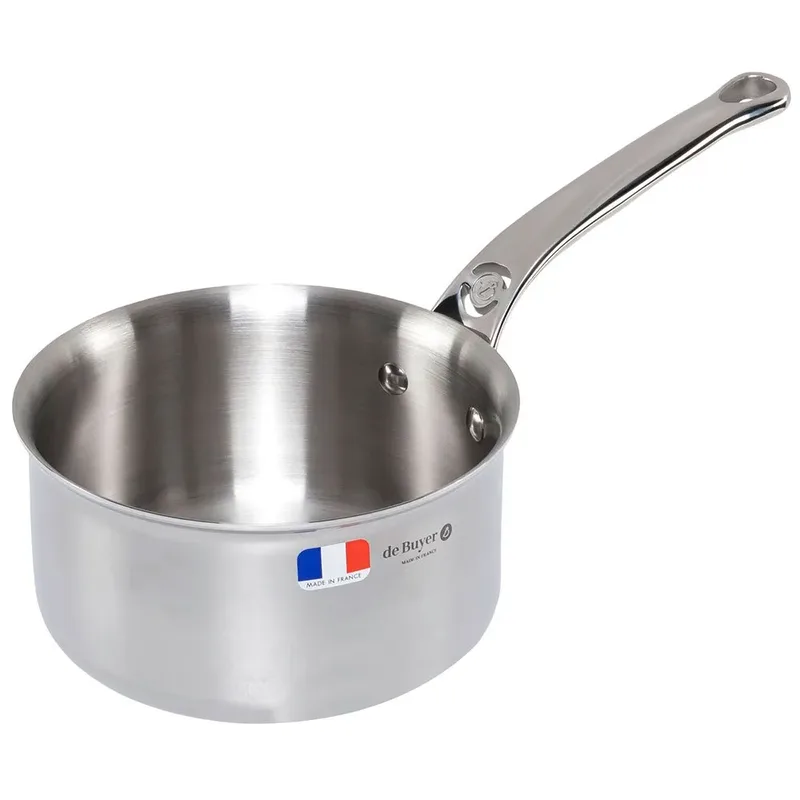 Affinity Steelpan met Deksel - Ø 16cm - Rvs by de Buyer in Silver – product photo 2 of 4