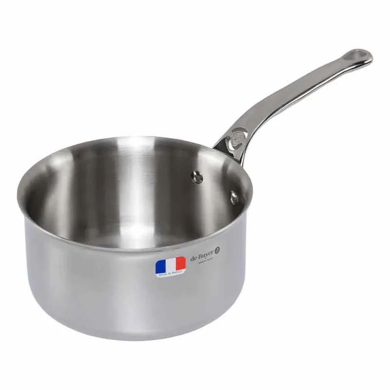 Affinity Steelpan met Deksel - Ø 18cm - Rvs by de Buyer in Silver – product photo 2 of 4