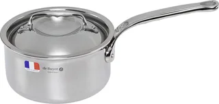 Affinity Steelpan met Deksel - Ø 18cm - Rvs by de Buyer in Silver – product photo 1 of 4