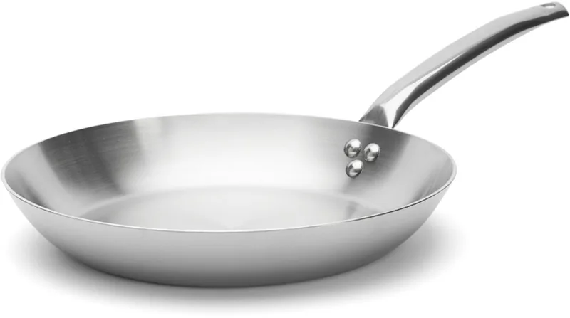 Alchimy Koekenpan Ø 32 cm – Koekenpan – 3-laags Multilayer – Geschikt voor Inductie – Ovenbestendig – Made in France van de Buyer in Rvs – productfoto