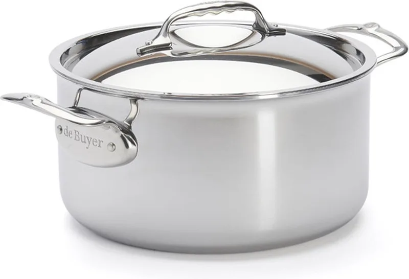 Buyer Affinity Kookpot met Deksel - Ø 24cm - Rvs von de Buyer in Roestvrijstaal – Produktfoto