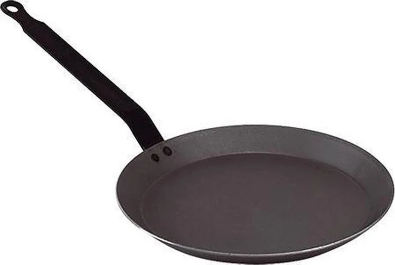 Carbone Plus Crêpe - Pannenkoekenpan - Ø 30 cm - Plaatstaal by de Buyer in Black – product photo