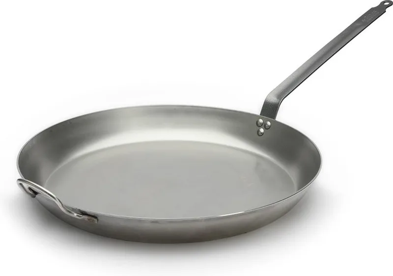 Carbone Plus Koekenpan - Ø Bovenaan 50cm - Plaatstaal de de Buyer en Argent – photo produit