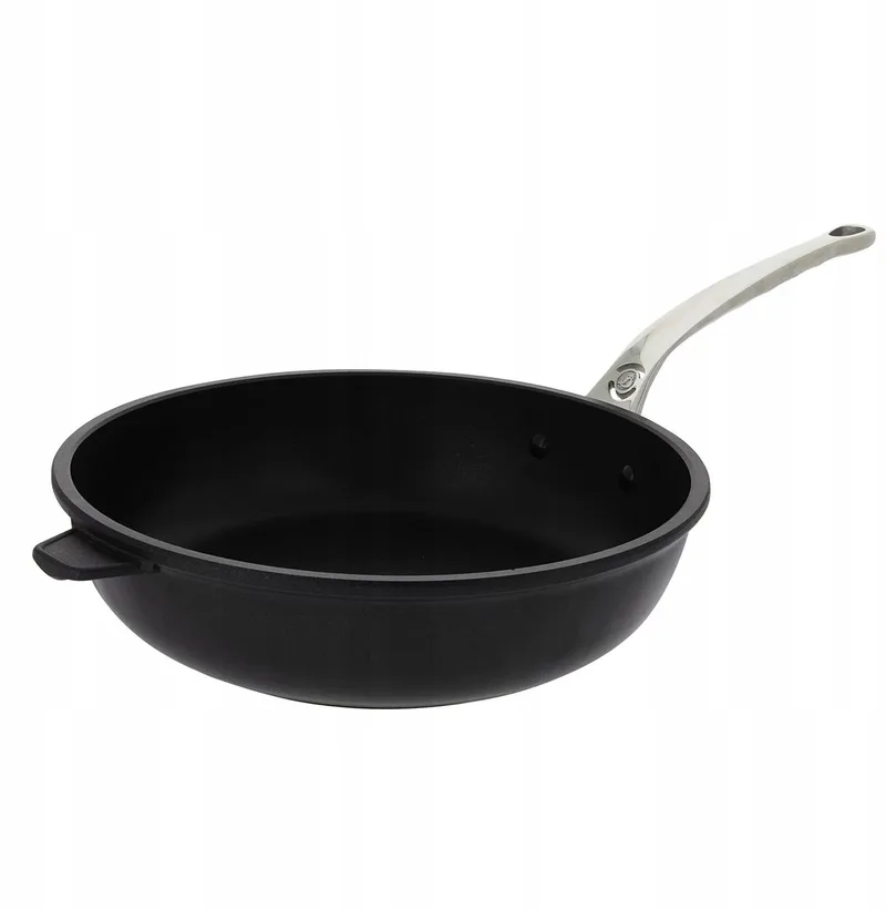 Choc Extreme steelpan Ø 28 cm, aluminium, krasbestendig de de Buyer en Argent – photo produit
