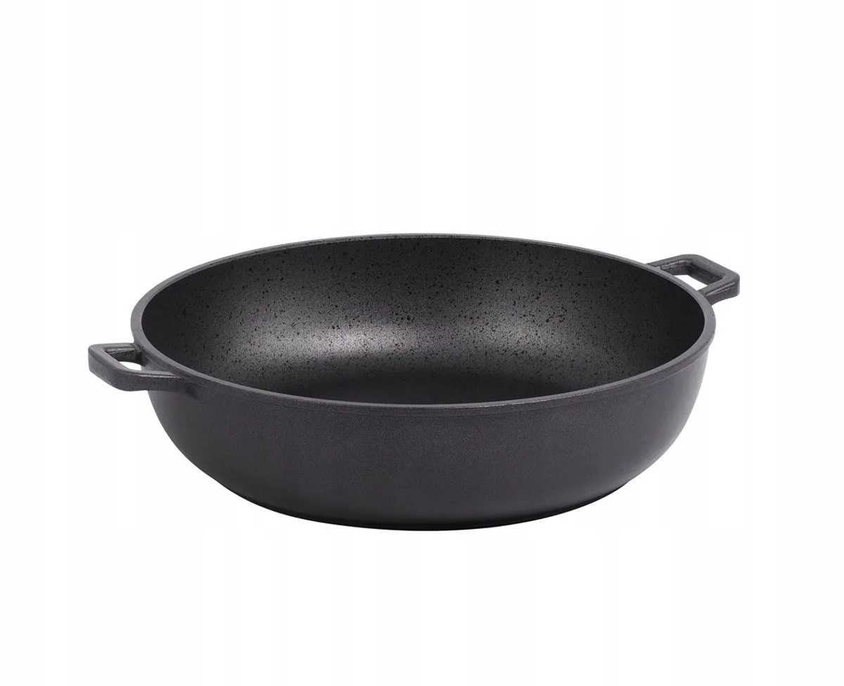 Choc Intense frituurpan 36cm aluminium inductie de de Buyer en Noir – photo produit