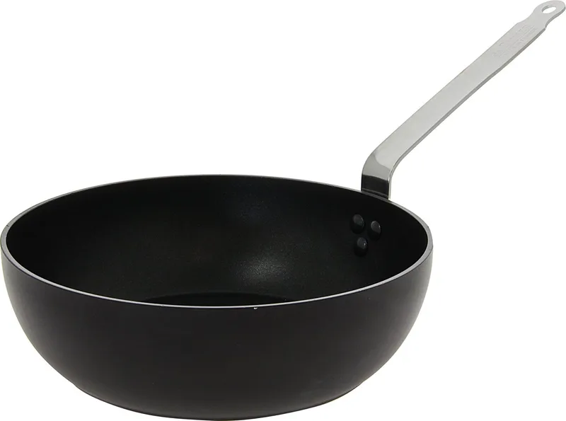 CHOC Intense Hapjespan - 28 CM - Met Anti-Aanbaklaag - Inductie - PFAS Vrij de de Buyer en Noir – photo produit