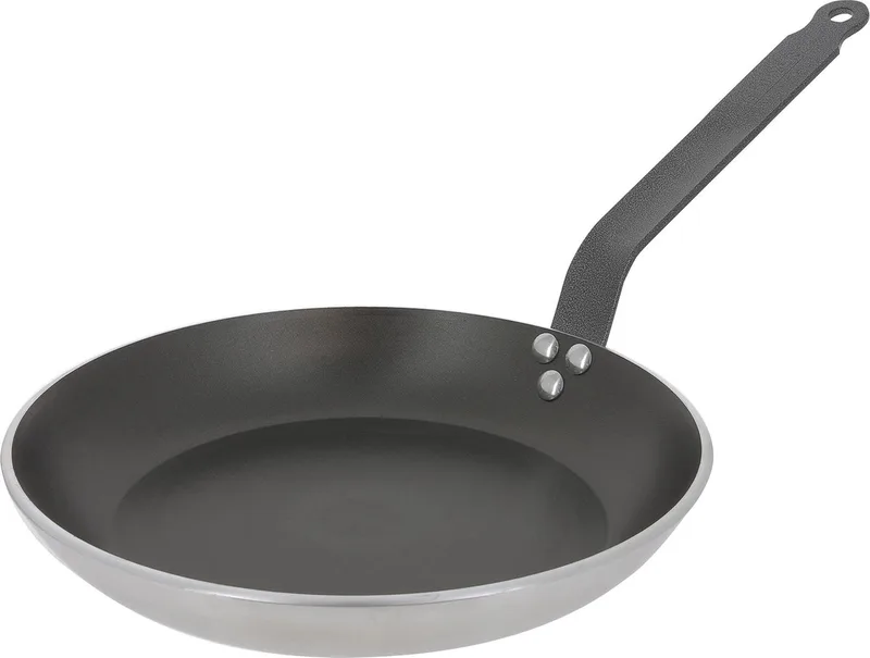 Choc Resto Induction Koekenpan 32 cm – Professionele Anti-aanbakpan – Geschikt voor Inductie – Aluminium by de Buyer in Black – product photo