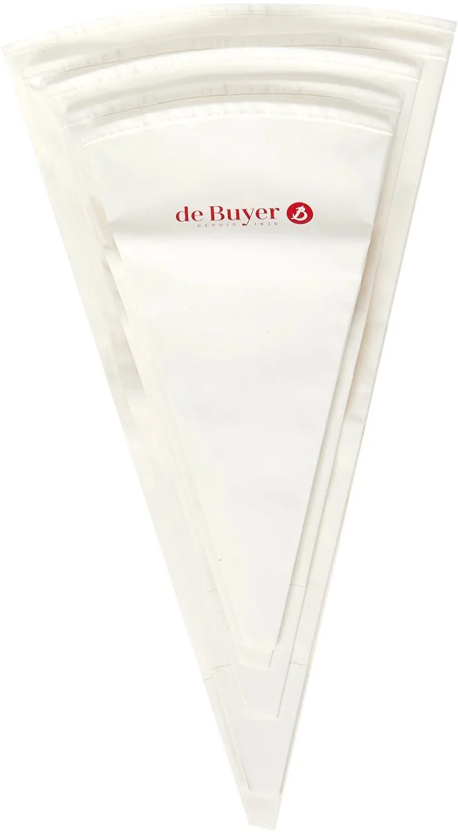 De Buyer 5 spuitzakken, roestvrij staal, 25 x 14 x 2,6 cm, 5 stuks de de Buyer en Gris – photo produit