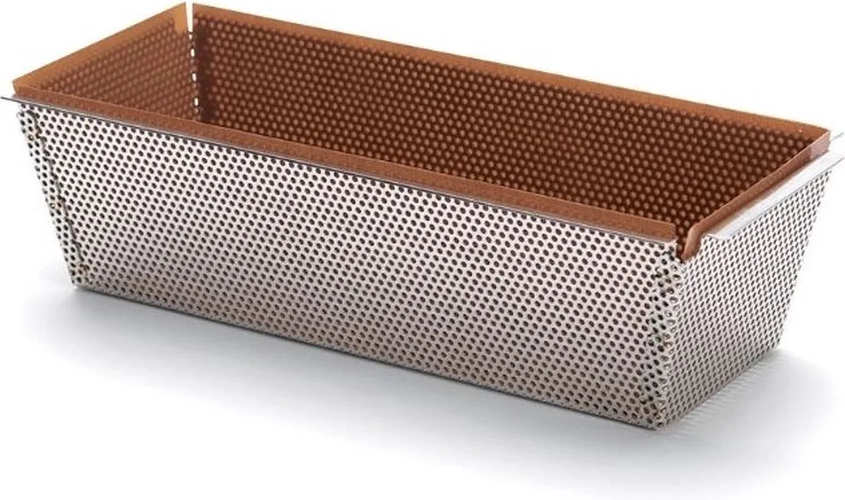 Geperforeerde Cakevorm met Afneembare Bodem - Rvs - 26cm by de Buyer in Silver – product photo