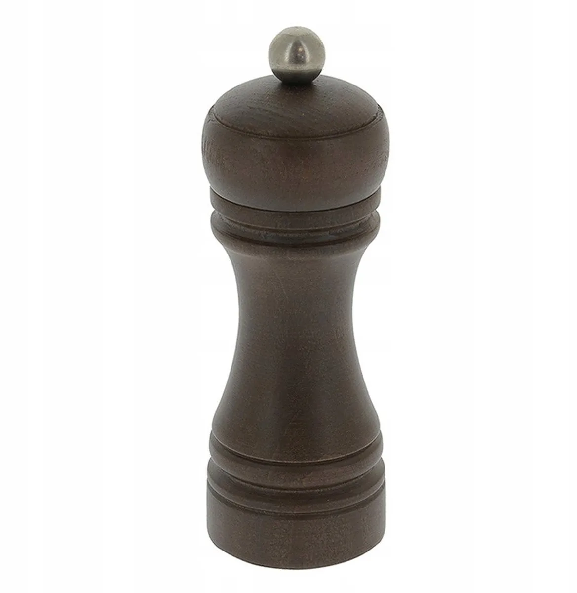 Java Kruidenmolen 14 cm Donkerbruin Hout & Staal fra de Buyer – produktbillede