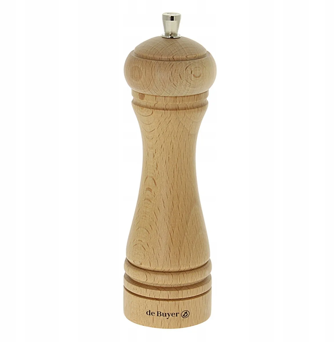 JAVA Pepermolen 18 cm Natuurlijk Hout & Staal van de Buyer – productfoto
