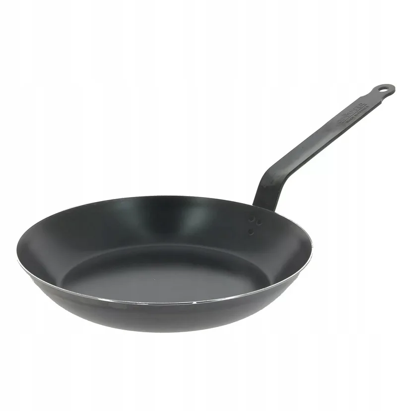 Koolstofstalen Koekenpan 28 cm - Traditioneel & Duurzaam von de Buyer in Schwarz – Produktfoto