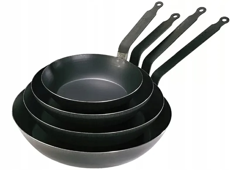 La Lyonnaise Koekenpan Koolstofstaal ⌀ 18 cm de de Buyer en Bleu – photo produit