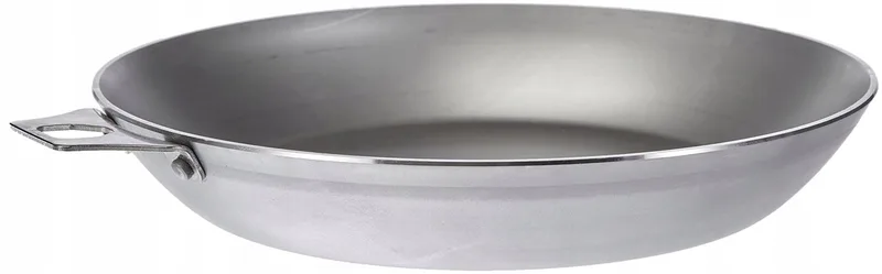 Merkloze IJzeren Koekenpan - 28 cm - Roestvrij Staal by de Buyer in Silver – product photo
