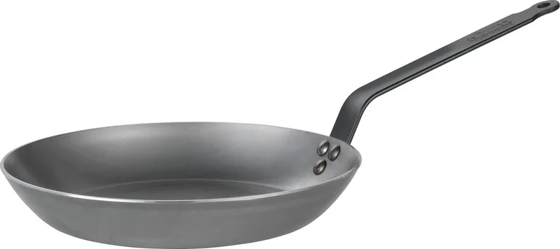 Mineral B Black Koekenpan 28 cm – Plaatstaal – PFAS-vrij – Professionele Bakprestaties – Inductie Geschikt de de Buyer en Argent – photo produit