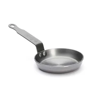 Mineral B Blinispan 12 cm – Plaatstalen Koekenpan – PFAS-vrij – Geschikt voor Inductie – Made in France by de Buyer in Silver – product photo 2 of 6