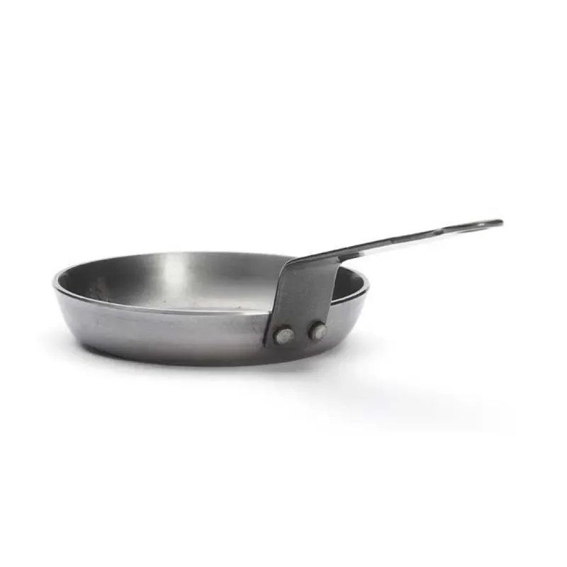 Mineral B Blinispan 12 cm – Plaatstalen Koekenpan – PFAS-vrij – Geschikt voor Inductie – Made in France by de Buyer in Silver – product photo 6 of 6