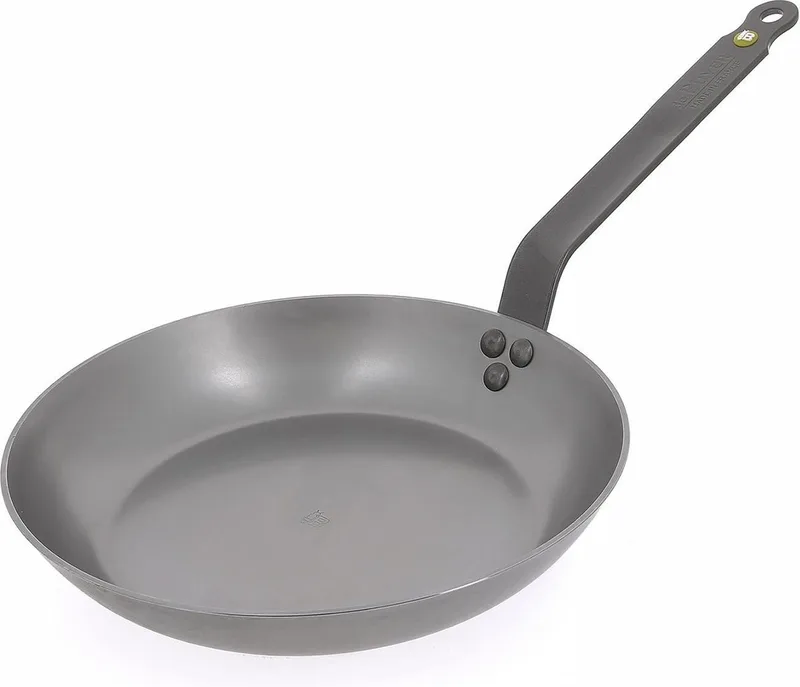 Mineral B Koekenpan 20 cm – Plaatstaal – PFAS-vrij – Natuurlijk Antiaanbak Effect – Made in France by de Buyer in Silver – product photo 1 of 2