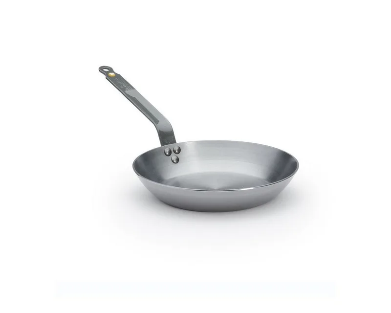 Mineral B Koekenpan 24 cm – Plaatstaal – PFAS-vrij – Natuurlijk Antiaanbak Effect – Made in France by de Buyer in Silver – product photo 3 of 5