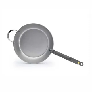 Mineral B Koekenpan 32 cm – Plaatstaal – PFAS-vrij – Natuurlijk Antiaanbak Effect – Made in France von de Buyer in Silber – Produktfoto 3 von 6