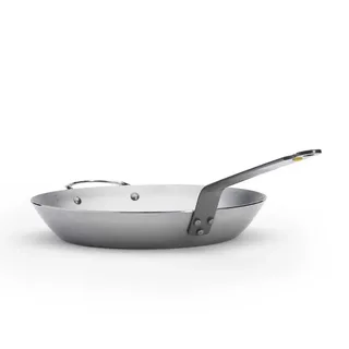 Mineral B Koekenpan 32 cm – Plaatstaal – PFAS-vrij – Natuurlijk Antiaanbak Effect – Made in France von de Buyer in Silber – Produktfoto 2 von 6