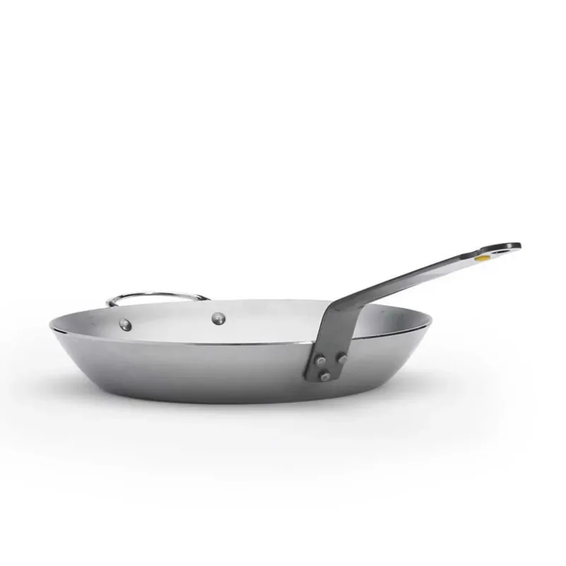 Mineral B Koekenpan 32 cm – Plaatstaal – PFAS-vrij – Natuurlijk Antiaanbak Effect – Made in France von de Buyer in Silber – Produktfoto 2 von 6