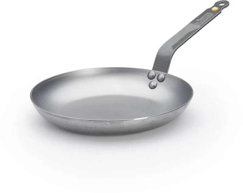 Mineral B Omeletpan 24 cm – Plaatstalen Koekenpan – PFAS-vrij – Geschikt voor Inductie – Made in France de de Buyer en Staal – photo produit 1 sur 6