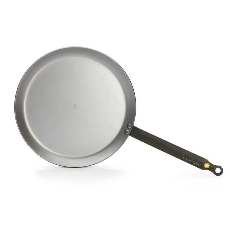 Mineral B Pannenkoekenpan 26 cm – Crêpepan – Plaatstaal – PFAS-vrij – Natuurlijk Antiaanbak Effect – Made in France fra de Buyer i Sølv – produktbillede 5 af 6