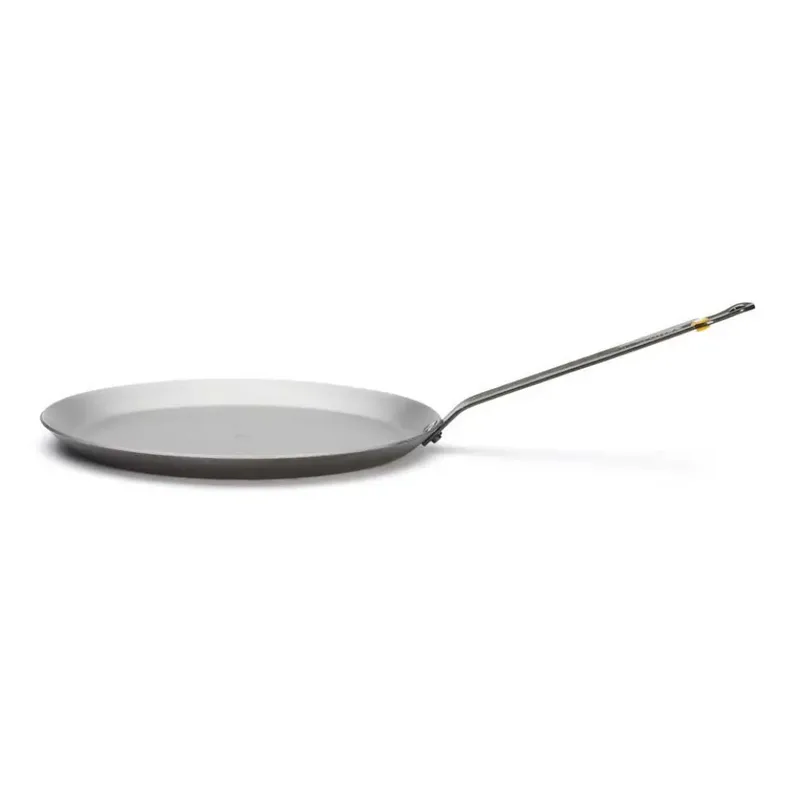 Mineral B Pannenkoekenpan 26 cm – Crêpepan – Plaatstaal – PFAS-vrij – Natuurlijk Antiaanbak Effect – Made in France fra de Buyer i Sølv – produktbillede 3 af 6