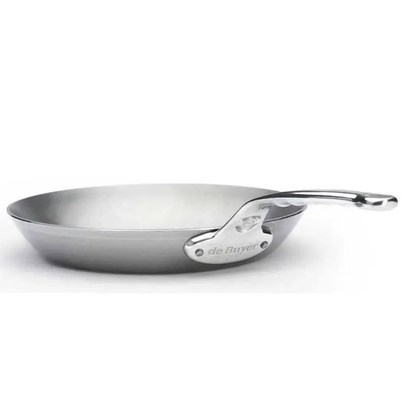 Mineral B Pro Koekenpan Ø 24 cm – Plaatstaal – PFAS-vrij – Geschikt voor Inductie – Made in France von de Buyer in Silber – Produktfoto 4 von 6