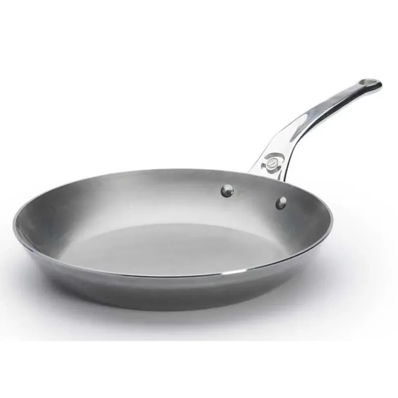 Mineral B Pro Koekenpan Ø 24 cm – Plaatstaal – PFAS-vrij – Geschikt voor Inductie – Made in France von de Buyer in Silber – Produktfoto 3 von 6