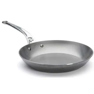 Mineral B Pro Koekenpan Ø 24 cm – Plaatstaal – PFAS-vrij – Geschikt voor Inductie – Made in France von de Buyer in Silber – Produktfoto 5 von 6
