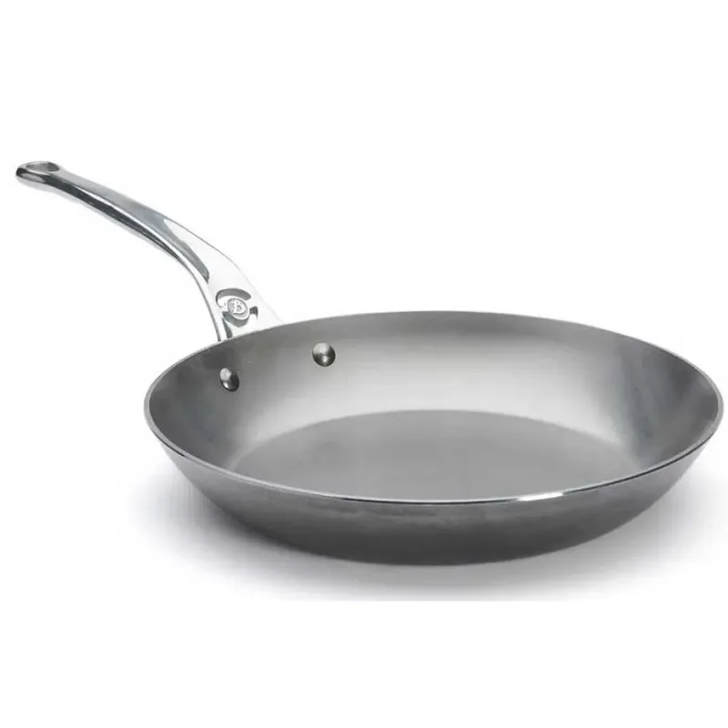 Mineral B Pro Koekenpan Ø 24 cm – Plaatstaal – PFAS-vrij – Geschikt voor Inductie – Made in France von de Buyer in Silber – Produktfoto 5 von 6