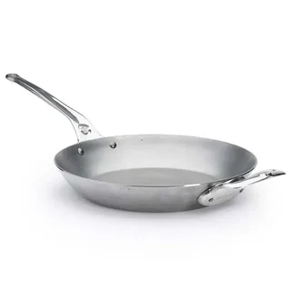 Mineral B Pro Koekenpan Ø 32 cm – Plaatstaal – PFAS-vrij – Geschikt voor Inductie – Made in France by de Buyer in Silver – product photo 2 of 6