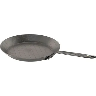 Mineral B Steakpan 28 cm – Geribbelde Grillpan – Plaatstaal – PFAS-vrij von de Buyer in Silber – Produktfoto 2 von 3