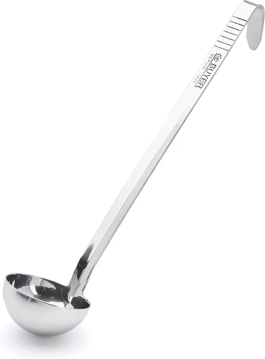 Opscheplepel RVS 8 cm van de Buyer in Zilver – productfoto