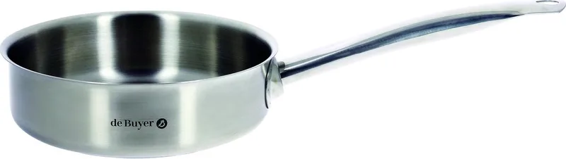 Prim'Appety Hapjespan Inductie 28 cm RVS - Zonder Anti Aanbaklaag - PFAS Vrij de de Buyer en Argent – photo produit