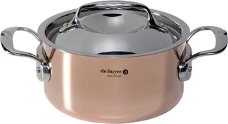 prima matera braadpan koper/rvs 16 cm inductie by de Buyer in Black – product photo 1 of 4