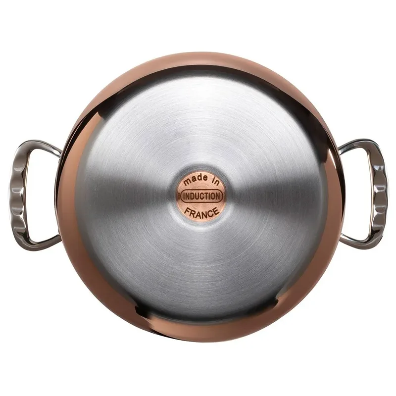 prima matera braadpan koper/rvs 16 cm inductie by de Buyer in Black – product photo 3 of 4