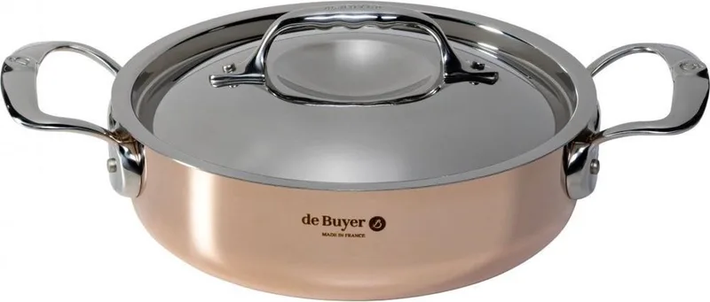 prima matera braadpan koper/rvs 20cm ind. by de Buyer in Copper – product photo 1 of 4